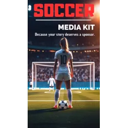 Media Kit Calcio – Template Canva editabile