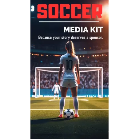 Media Kit Calcio – Template Canva editabile