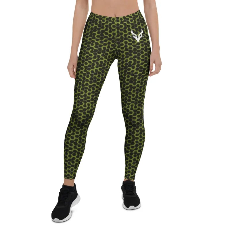 Leggings Donna HexaPulse DRACONES | Design Elisa Salvioni per Fitness