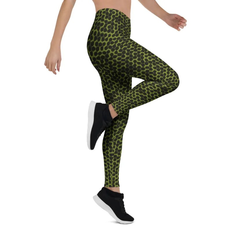 Leggings Donna HexaPulse DRACONES | Design Elisa Salvioni per Fitness