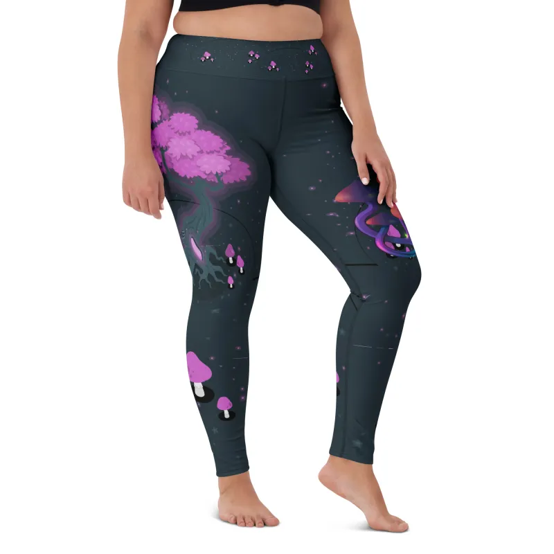 Lunar Bloom Leggings – Stile e comfort ispirati alla natura lunare