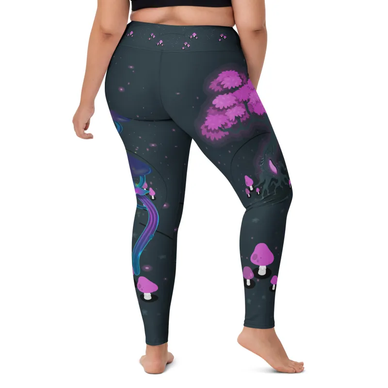 Lunar Bloom Leggings – Stile e comfort ispirati alla natura lunare
