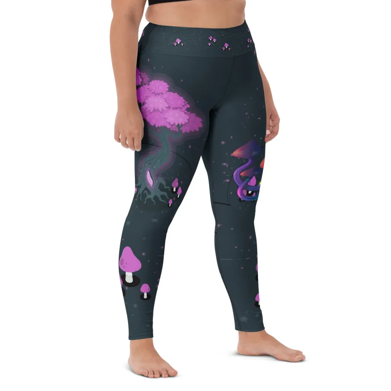 Lunar Bloom Leggings – Stile e comfort ispirati alla natura lunare