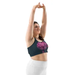 Top Lunar Bloom – Eleganza Mistica e Comfort Estremo per Ogni Movimento