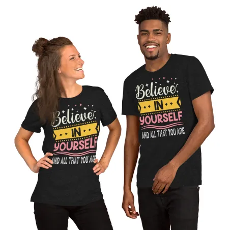 T-Shirt 'Credi in Te Stesso' - Motivazione e Stile Quotidiano