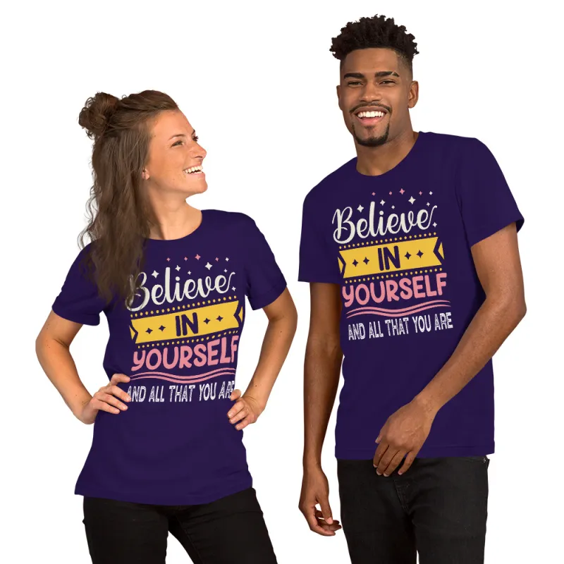T-Shirt 'Credi in Te Stesso' - Motivazione e Stile Quotidiano