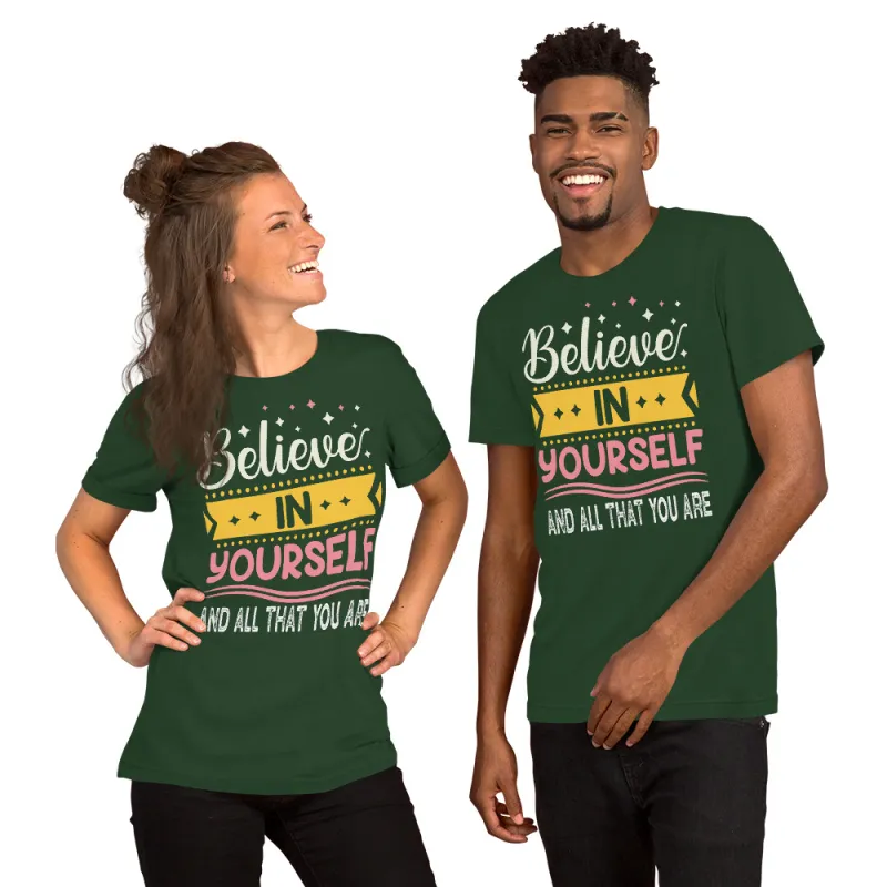 T-Shirt 'Credi in Te Stesso' - Motivazione e Stile Quotidiano