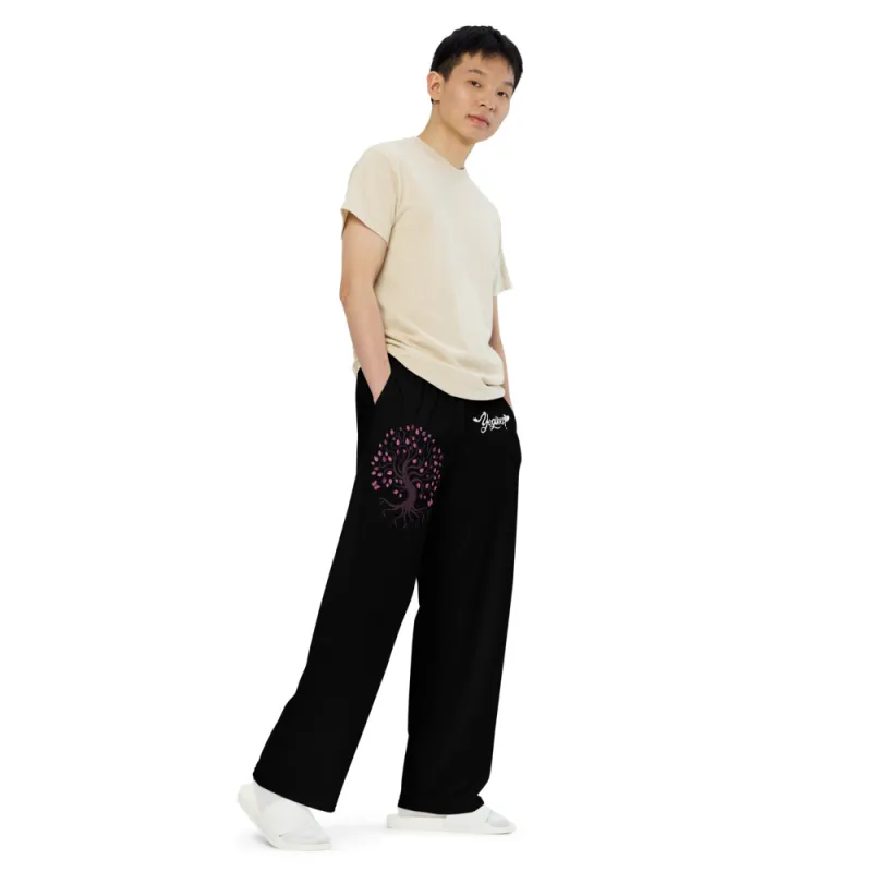 🌳 Pantaloni Unisex a Gamba Larga Ethereal Roots – Comfort e Stile