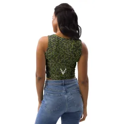 Crop Top HexaPulse – Performance e Stile by Elisa Salvioni