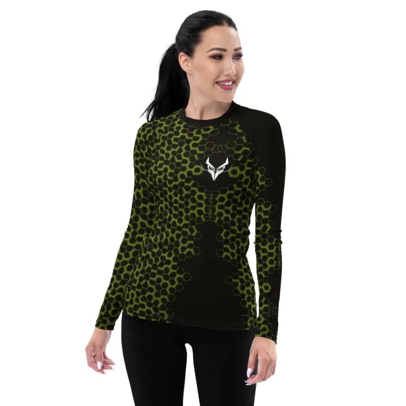 Women’s HexaPulse Rashguard DRACONES | Exclusive Elisa Salvioni Design