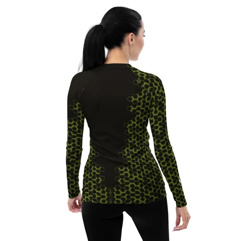 Women’s HexaPulse Rashguard DRACONES | Exclusive Elisa Salvioni Design
