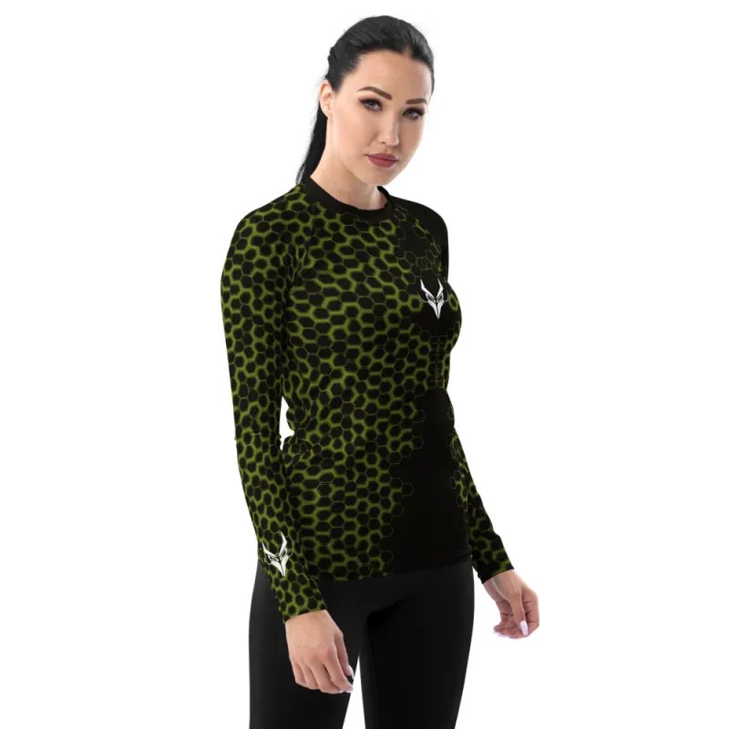 Women’s HexaPulse Rashguard DRACONES | Exclusive Elisa Salvioni Design