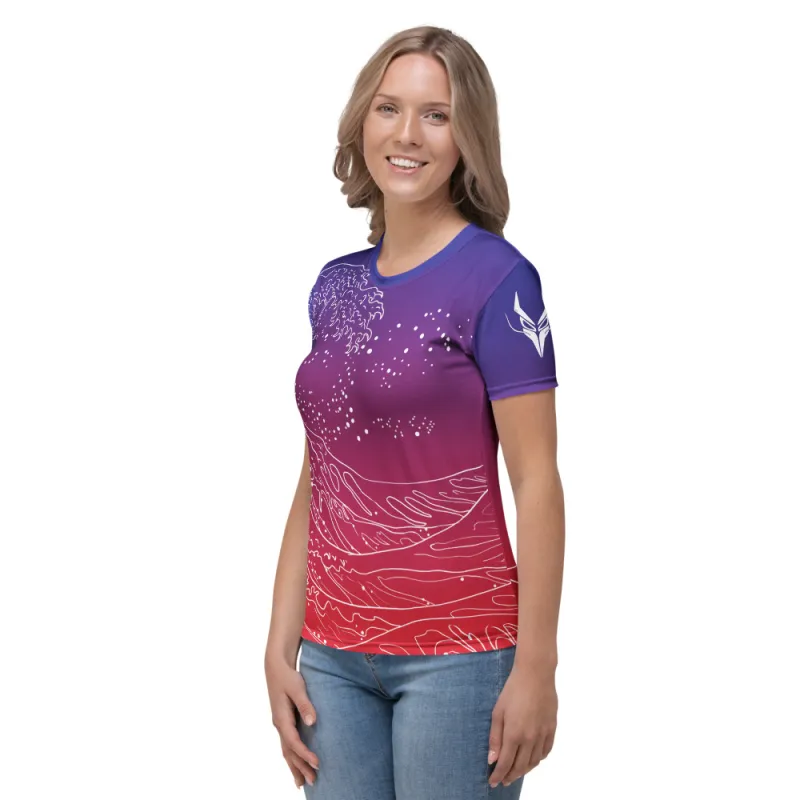 Vista frontale con manica in evidenza e logo DRACONES stampato