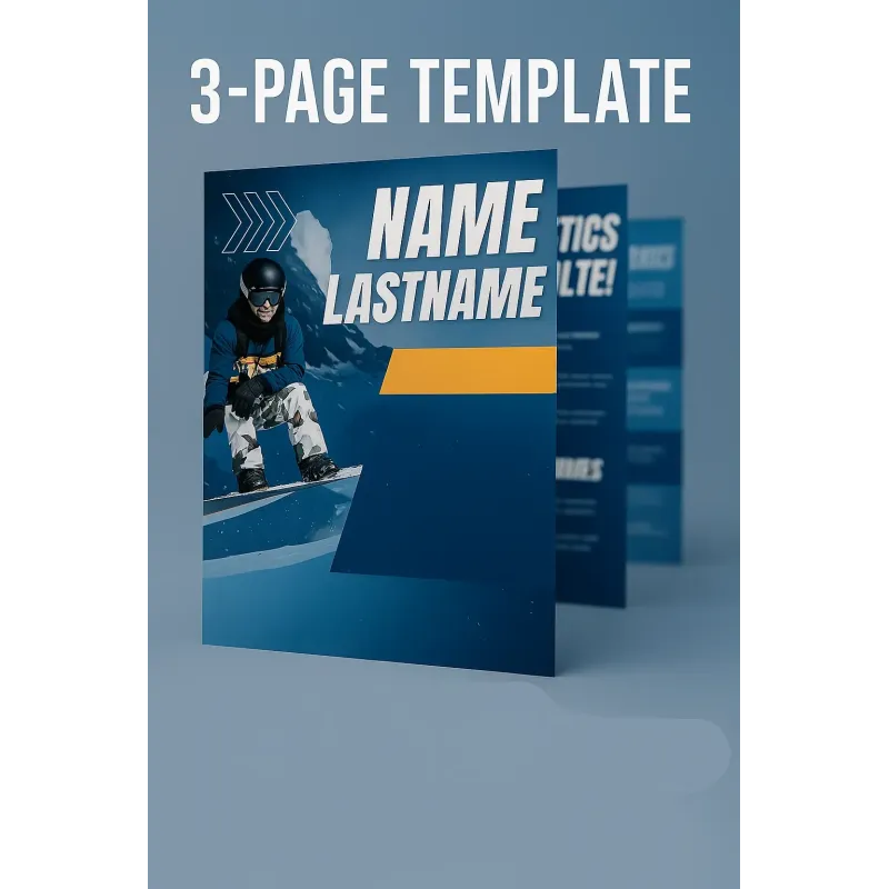 Winter Sports Media Kit for Athletes | DRACONES