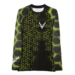 Rashguard Donna HiveFlow – Protezione e Stile Futuristico