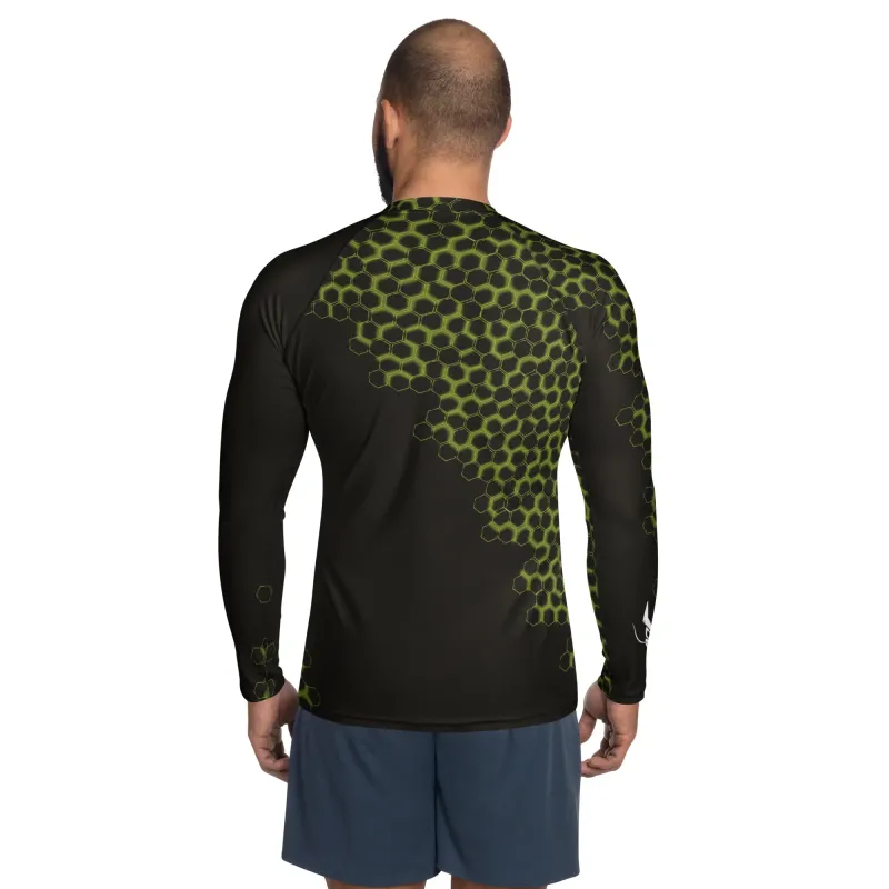 Rashguard Uomo HexaPulse DRACONES | Design esclusivo Elisa Salvioni