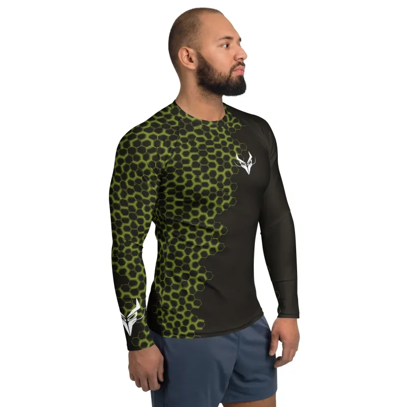 Rashguard Uomo HexaPulse DRACONES | Design esclusivo Elisa Salvioni