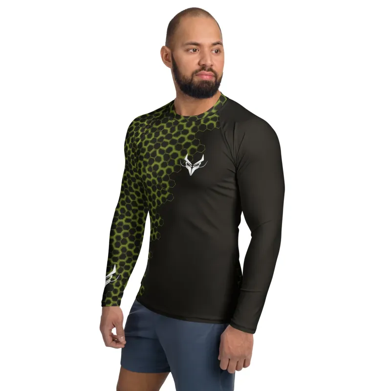 Rashguard Uomo HexaPulse DRACONES | Design esclusivo Elisa Salvioni