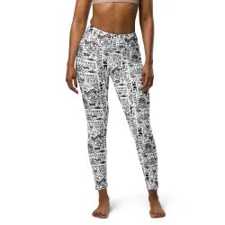Leggings InkBlaze Light – Stile Esplosivo, Massima Libertà