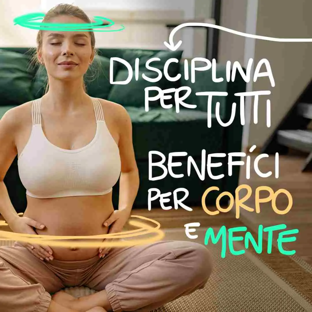 Donna in posa di meditazione, rappresentando i benefici universali dello yoga per il corpo e la mente, come descritto nell'articolo su DRACONESChronicles.