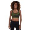 Top sportivo HexaPulse DRACONES - dettaglio del design esagonale unico