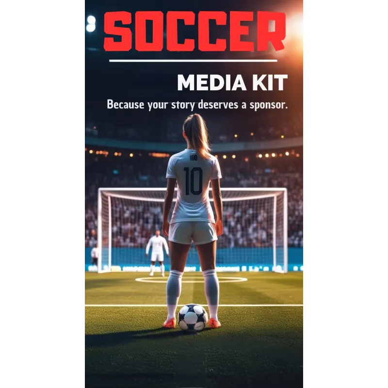 Media Kit Calcio – Template Canva editabile