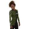 Rashguard HiveFlow vista angolare, vestibilità slim
