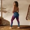Comfort e versatilità con i leggings Mandala Energy, indossati in ambienti rilassanti.