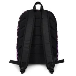 Vista posteriore dello zaino NeonRush – Spallacci imbottiti per il massimo comfort.