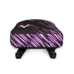 Base dello zaino NeonRush – Logo Dracones e tessuto resistente per affrontare ogni avventura.