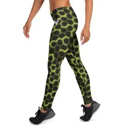 Leggings HiveMotion – Vista laterale sinistra durante il movimento.