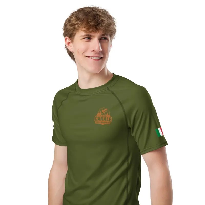 Rashguard Uomo Maniche Corte Team Canale